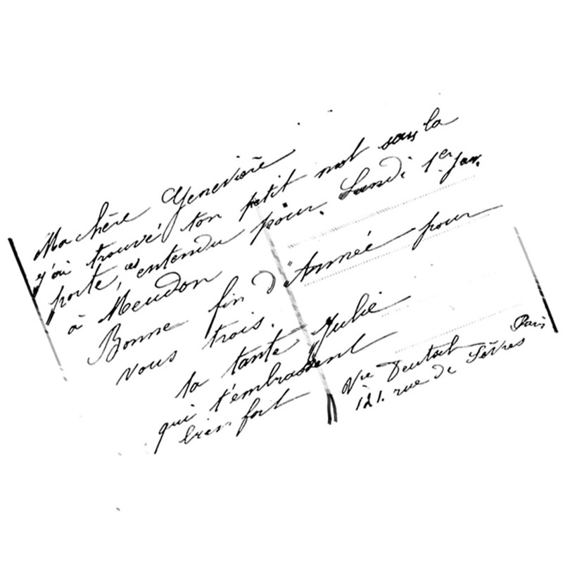 #2553 - Postcard Writing - Writings